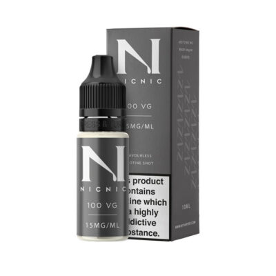 Nic Nic 10ml Nic Salt Shot 15mg 100VG and Box