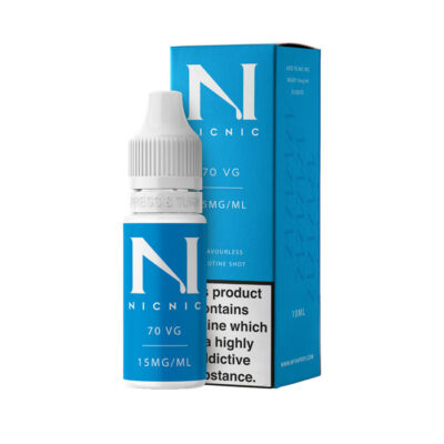 Nic Nic 10ml Nic Salt Shot 15mg 70VG and Box