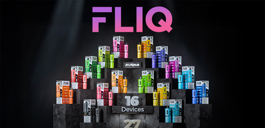 Banner showing the Avomi Fliq 4 in 1 Prefilled Pod Kit