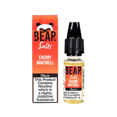 Bear Salts Cherry Bakewell 10ml Nic Salt with Box