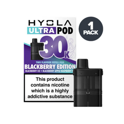 Blackberry Edition Hyola Ultra 30K Prefilled Pod and Box