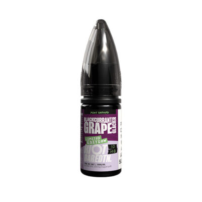 Blackcurrant Grape Glacier Limited Edition Nic Salt E-Liquid by Riot Bar EDTN