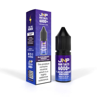 Blackcurrant Aniseed Nicotine Salt by JNP Bar Salts 6000+