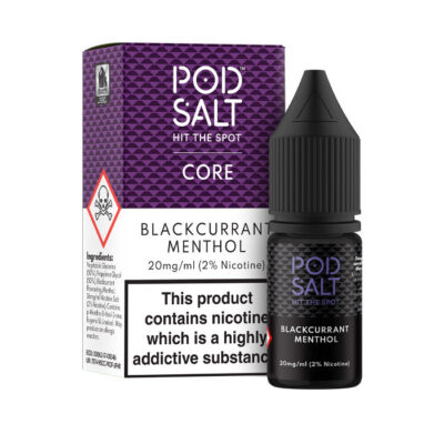 Blackcurrant Menthol Nicotine Salt by Pod Salt