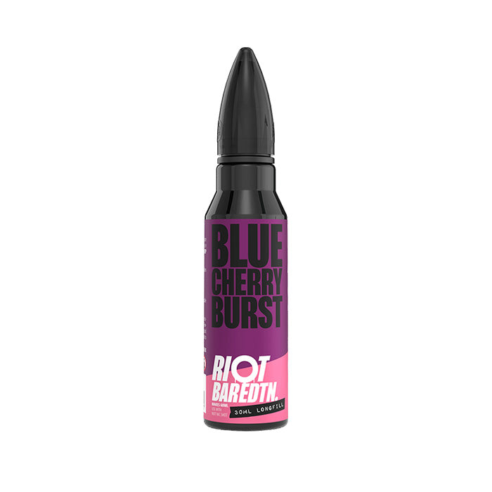 Blue Cherry Burst Longfill 30ml Concentrate by Riot Squad Bar EDTN