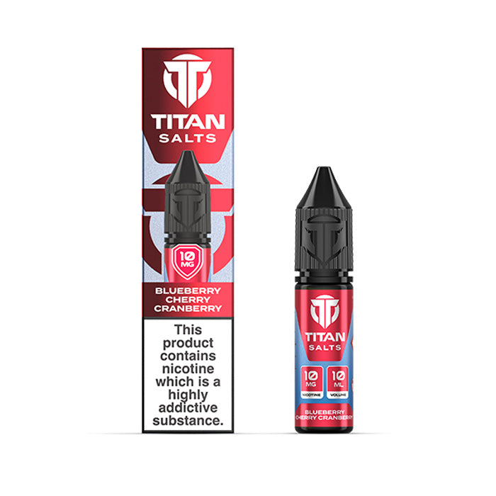 Blueberry Cherry Cranberry 10ml Nicotine Salt by Titan Salts