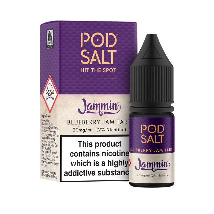 Blueberry Jam Tart Nicotine Salt by Pod Salt & Jammin