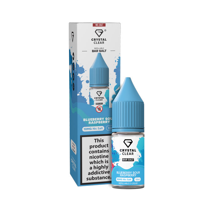 Blueberry Sour Raspberry Nicotine Salt by Crystal Clear