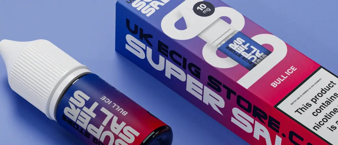 Banner showcasing the flavour of Bull Ice by UK Ecig Store Super Salts