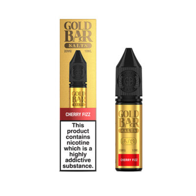 Cherry Fizz 10ml Nic Salt E-Liquid by Gold Bar
