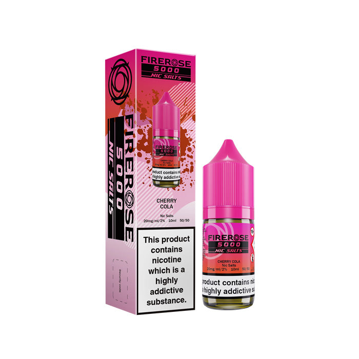 Cherry Cola 10ml Nic Salt E-Liquid by Firerose 5000