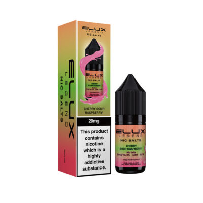 Cherry Sour Raspberry Elux 10ml Nic Salt and Box