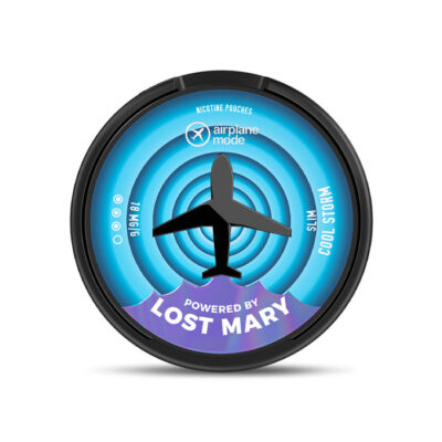 18mg Cool Storm Nicotine Pouches by Lost Mary Airplane Mode