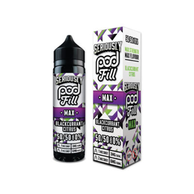Doozy Podfill Max 50ml Shortfill E-Liquid Blackcurrant Citrus