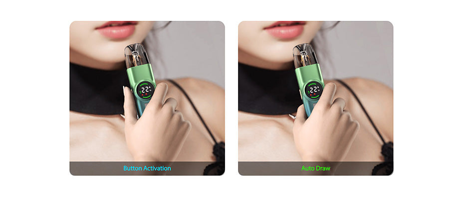 Banner showing the Eleaf iVeni Pod Kit's Dual Activation Capabilities