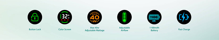 Banner showing the Eleaf iVeni Pod Kit's Key Features