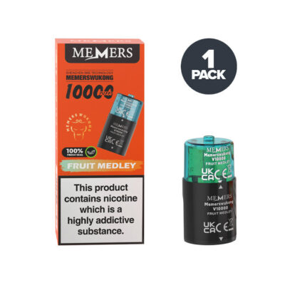 Fruit Medley Memers Wukong V10000 Prefilled Pod and Box