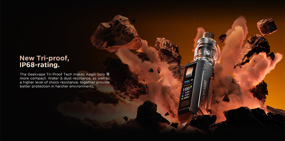 Dust, Shock and Water Resistant