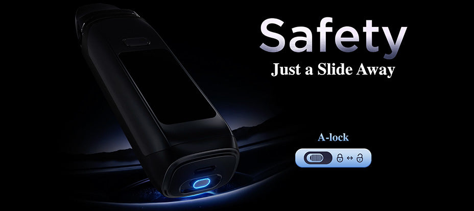 Banner showing the Geekvape Digi Max Vape Kit's Locking Switch