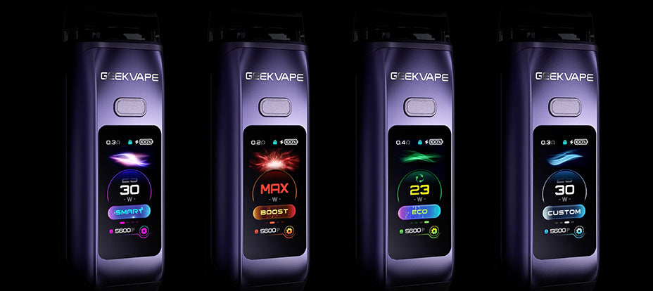 Banner showing the Geekvape Digi Max Vape Kit's Vaping Modes