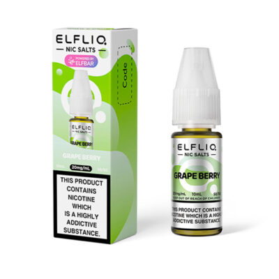Grape Berry 10ml Nic Salt E-Liquid by ElfLiq