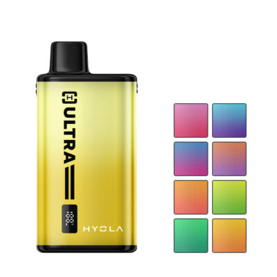 Hyola Ultra 30K Prefilled Pod Kit with eight squares showcasing eight out of the eighteen available editions