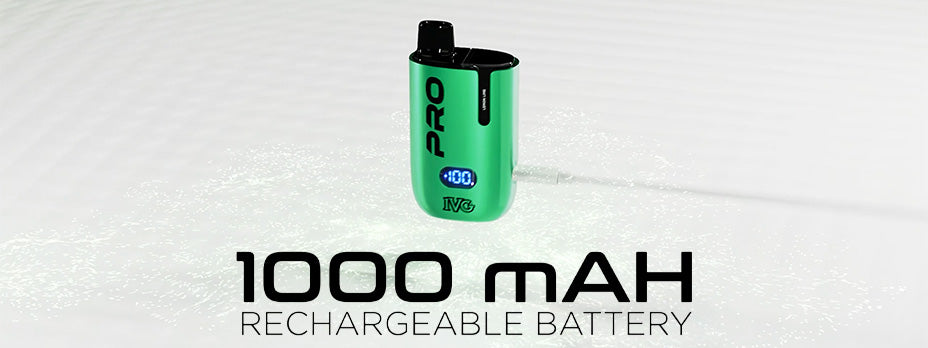 Battery Banner showing the IVG Pro 12 Prefilled Pod Kit