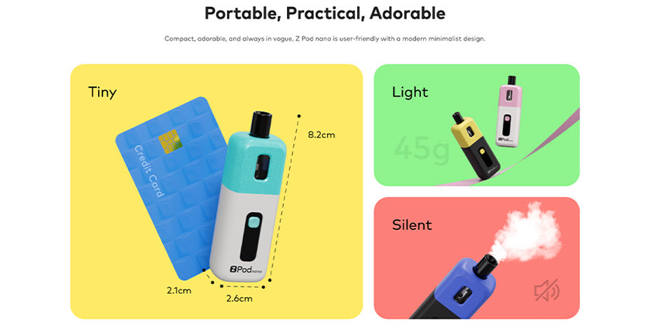 Ideal for on-the-go Vaping