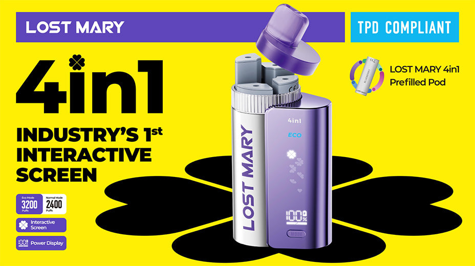 Lost Mary 4in1 Vape - A Great Alternative to Disposable Vapes