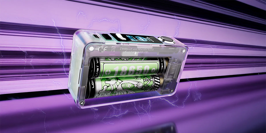 Banner showing the Lost Vape Centaurus N200 Kit's Compatible Batteries