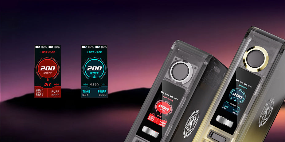 Banner showing the Lost Vape Centaurus N200 Kit's Vaping Modes