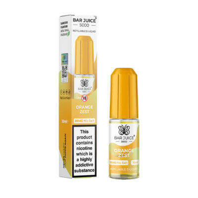 Orange Zest 10ml Nic Salt E-Liquid by Bar Juice