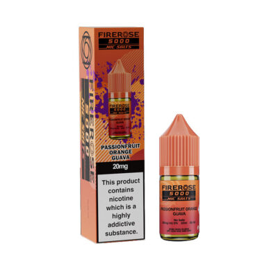Passionfruit Orange Guava 10ml Nic Salt E-Liquid by Firerose 5000
