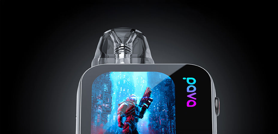 Banner showing the Pava Horiz Ultra Vape Kit's On-board Gaming System