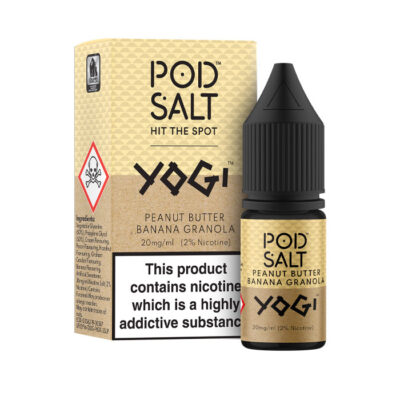 Peanut Butter Banana Granola Nicotine Salt by Pod Salt & Yogi 