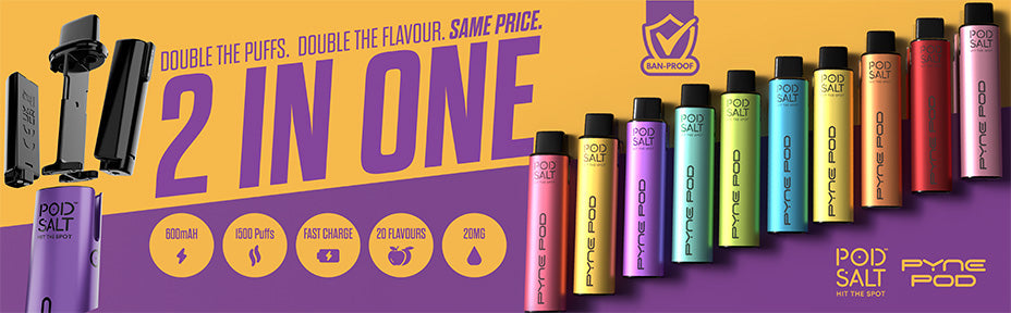 Banner showing the Pod Salt Pyne Pod Starter Kit