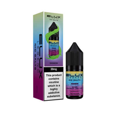 Rainbow Elux 10ml Nic Salt and Box