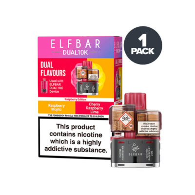 Raspberry Edition Elf Bar Dual 10K Refill and Box