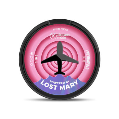 9mg Strawberry Nicotine Pouches by Lost Mary Airplane Mode