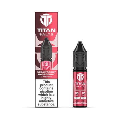 Strawberry Raspberry Cherry 10ml Nicotine Salt by Titan Salts
