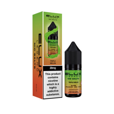Triple Melon Elux 10ml Nic Salt and Box