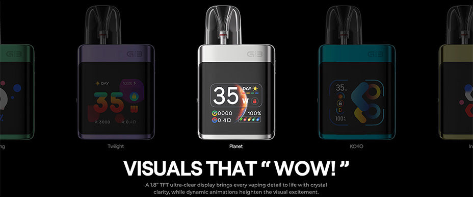 Banner showing the Uwell Caliburn G3 Pro Koko's Screen