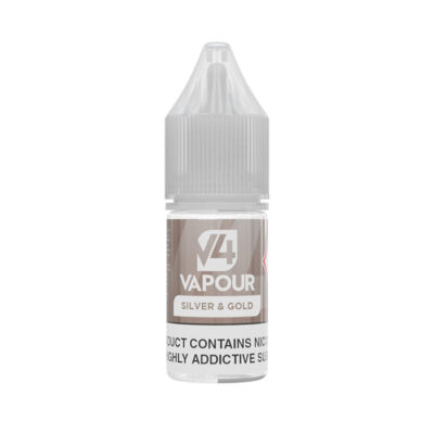 V4 10ml E-Liquid Silver and Gold