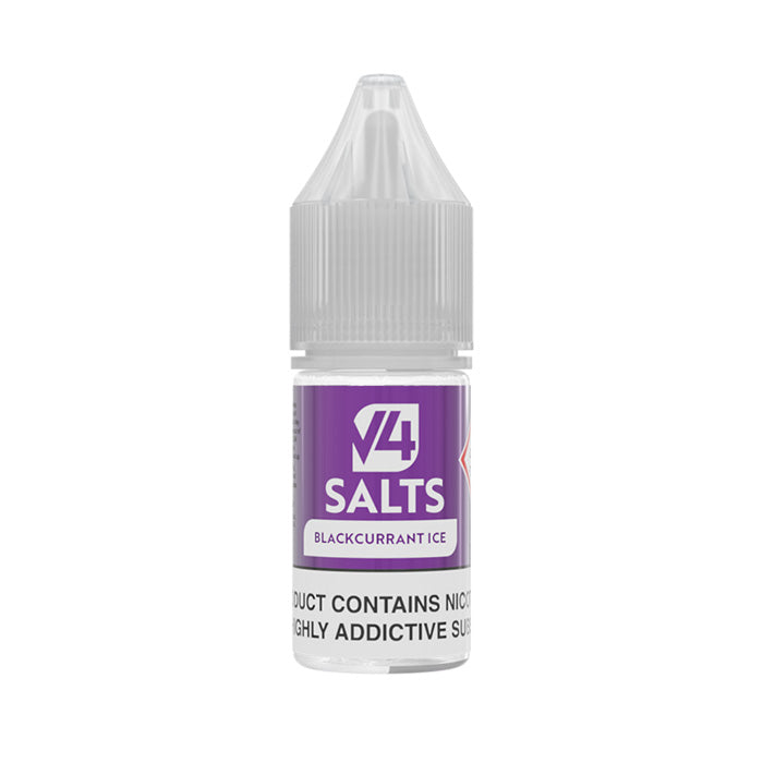 V4 10ml Nic Salt E-Liquid Blackcurrant Ice