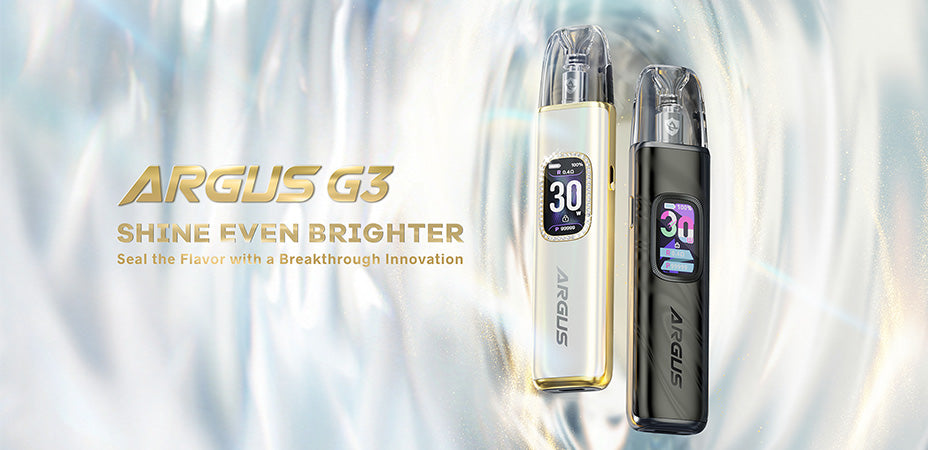 Banner showing the VooPoo Argus G3 Pod Vape Kit