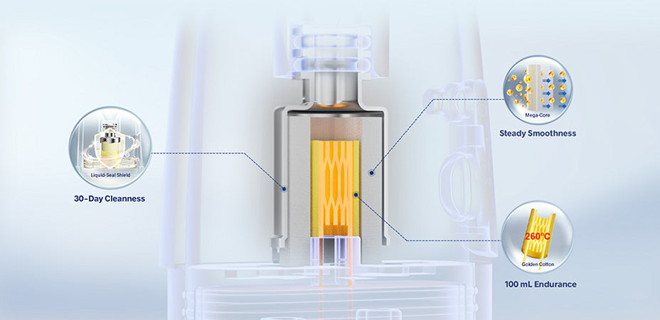 Banner showing the VooPoo Argus G3 Pod Vape Kit's iCosm Technology