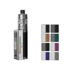 Aspire Zelos M80 Vape Kit with eight squares showcasing eight out of the eight available flavours