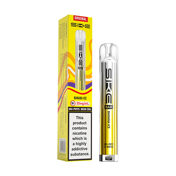 SKE Bar 600 Prefilled Pod Kit - Banana Ice