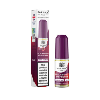 Blackberry Raspberry Nicotine Salt by Bar Juice 5000and Box