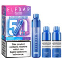 Blue Edition Elf Bar Plus 50 Prefilled Pod Kit and Box